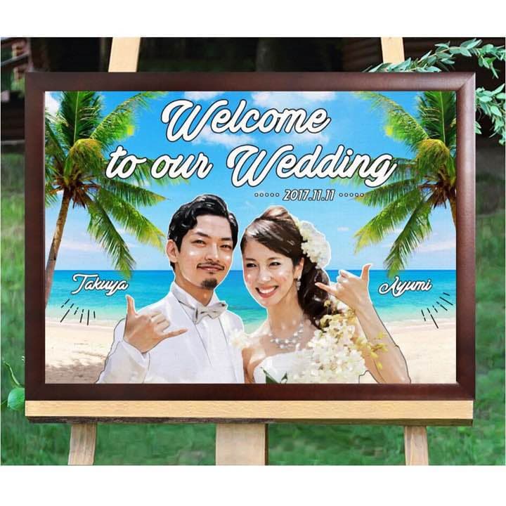 お洒落なウェルカムボードお描きします⭐︎