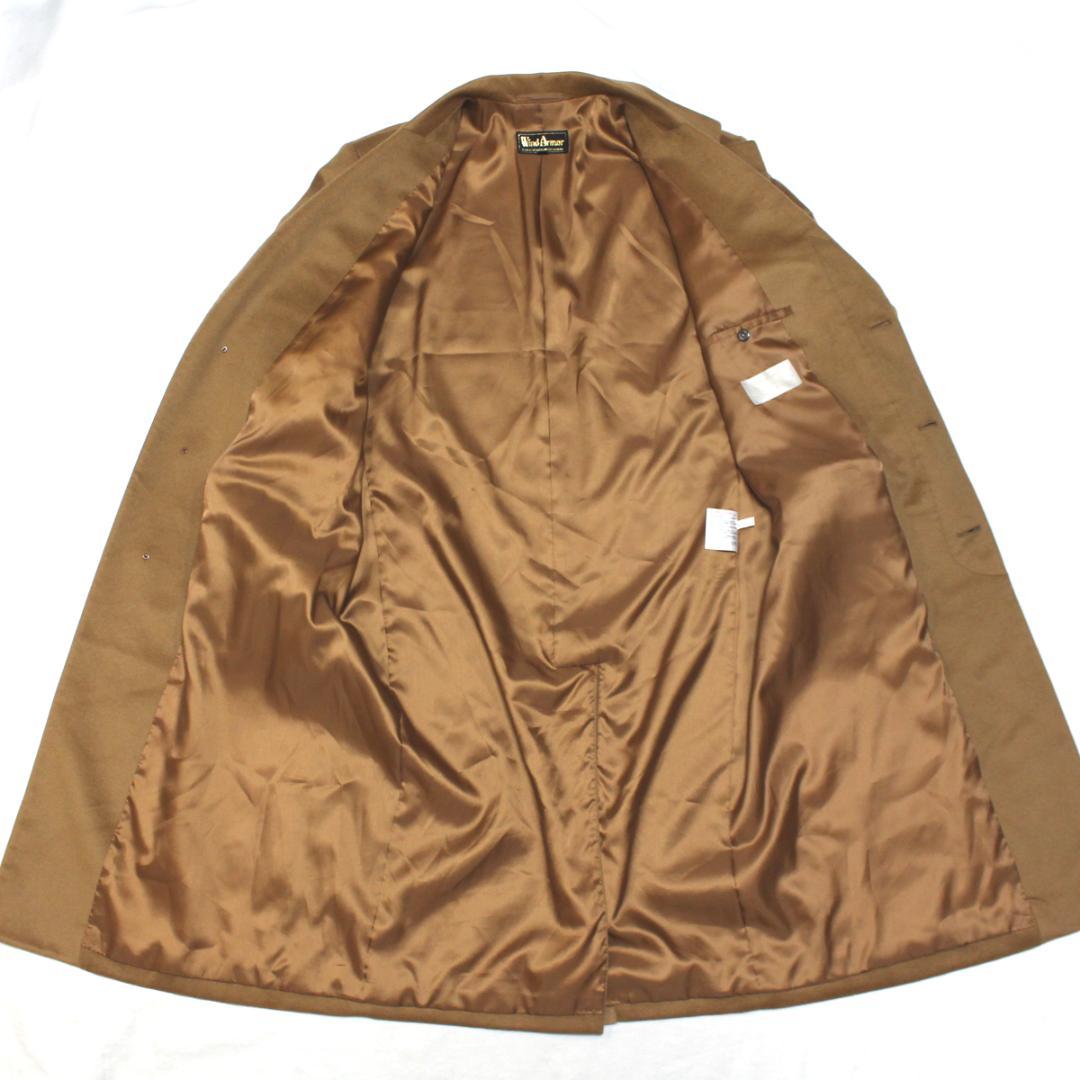 超美品 Wind Armor カシミヤ100% チェスターコート LL キャメル