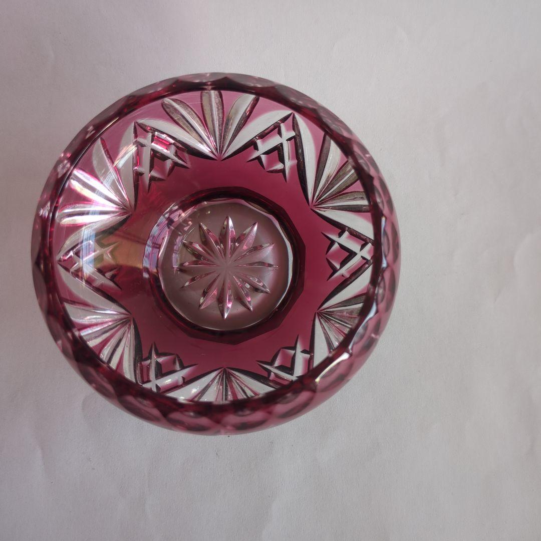 切子 グラス 小鉢 切りガラス オールド切子 フルーツ皿