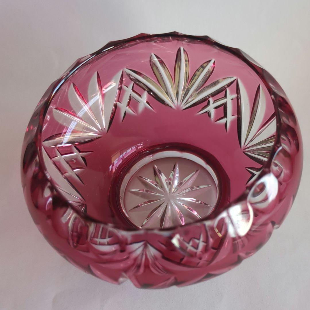 切子 グラス 小鉢 切りガラス オールド切子 フルーツ皿