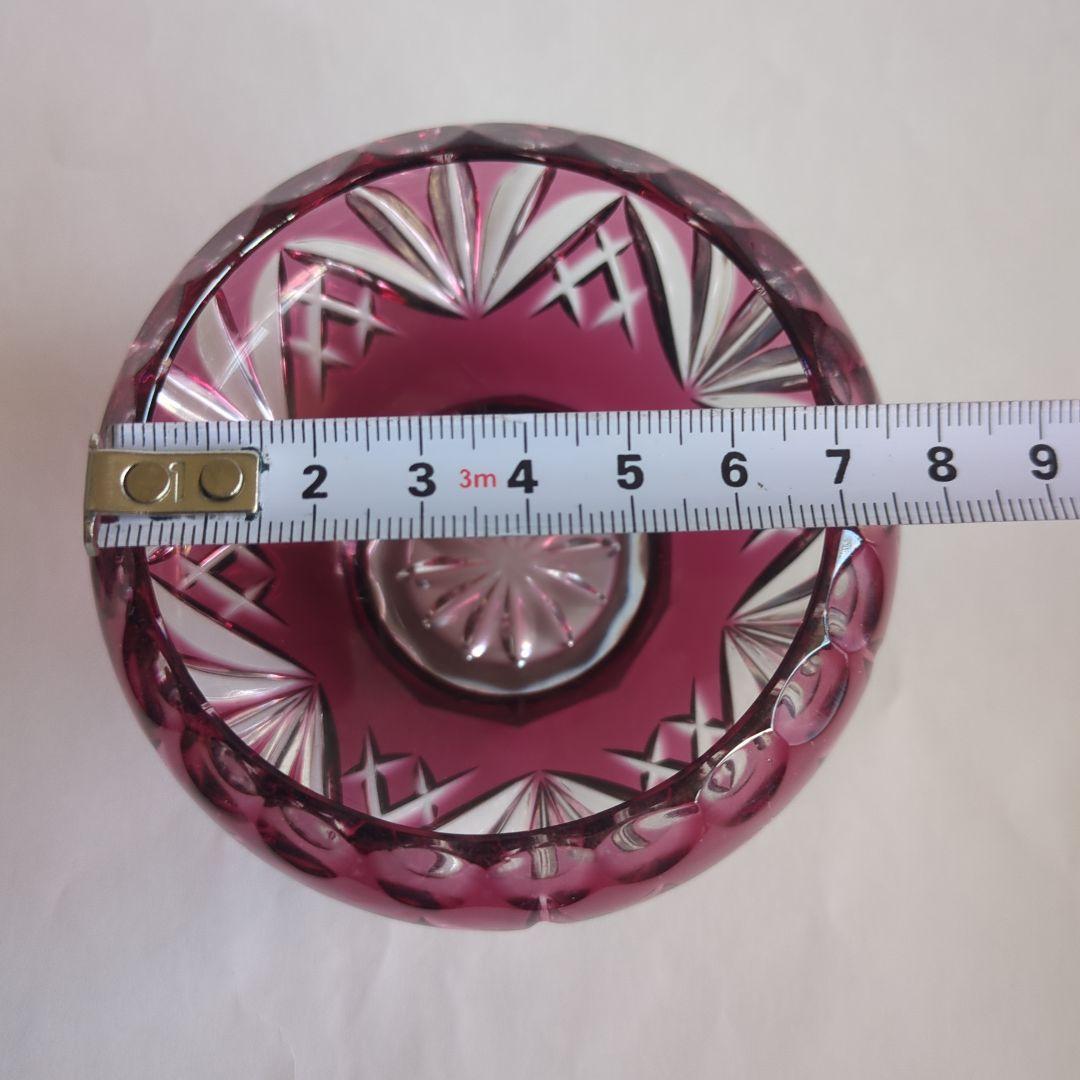 切子 グラス 小鉢 切りガラス オールド切子 フルーツ皿