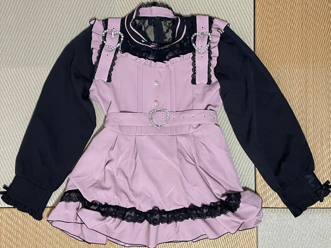 夢展望　地雷系ワンピース　チュニック　オーバーサイズ（ショートパンツ付）