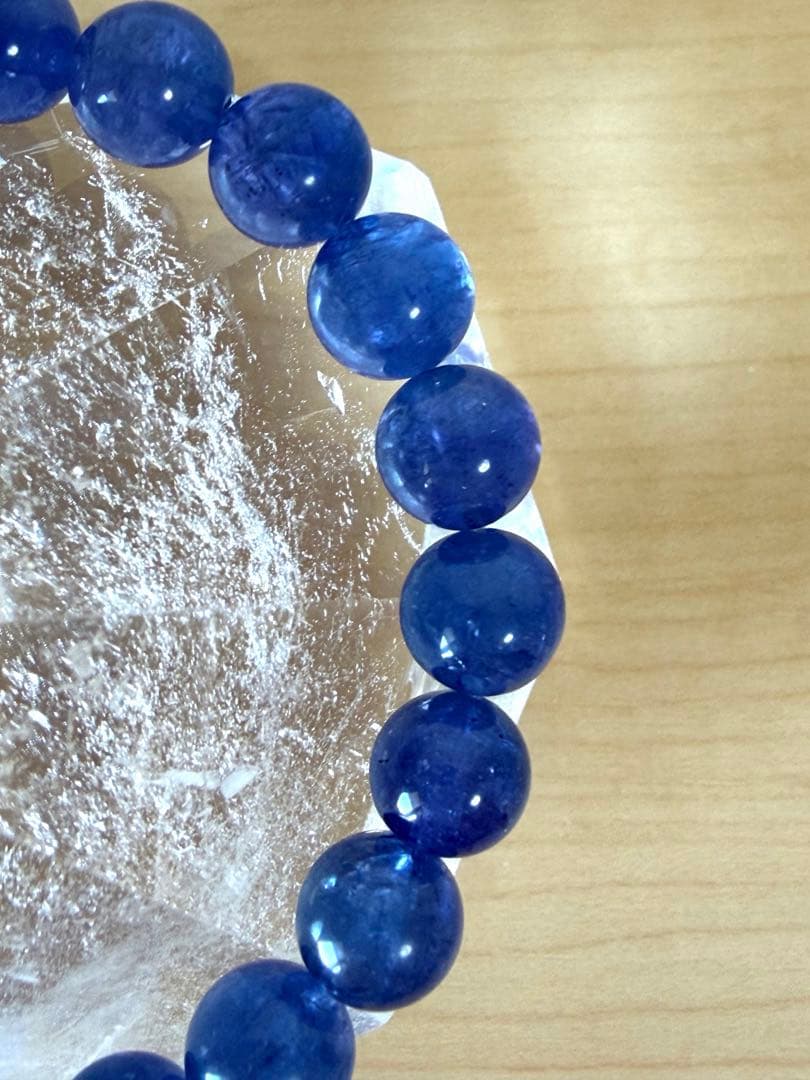 宝石質　タンザナイト　天然石　ブレスレット