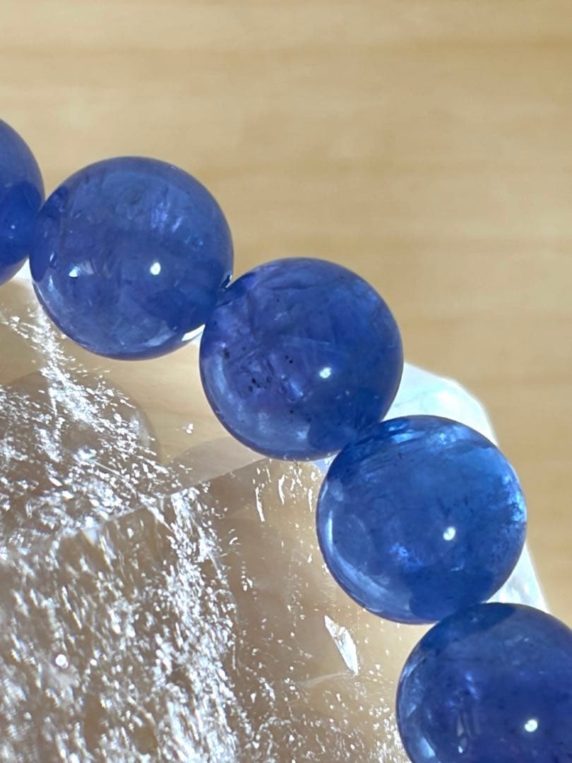 宝石質　タンザナイト　天然石　ブレスレット