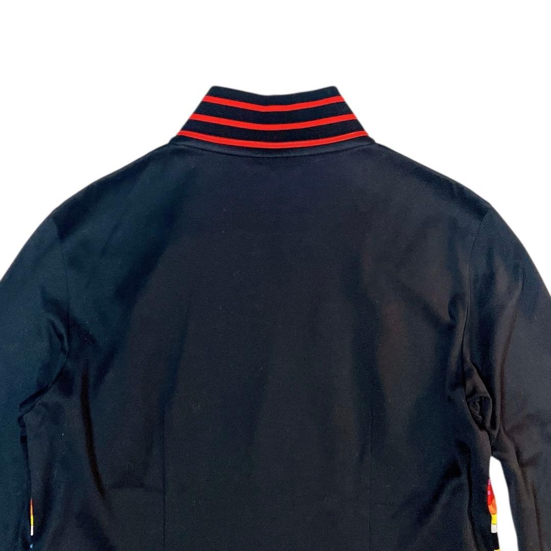 極美品レオナール LEONARD マルチカラー ジップアップブルゾン アニマル柄