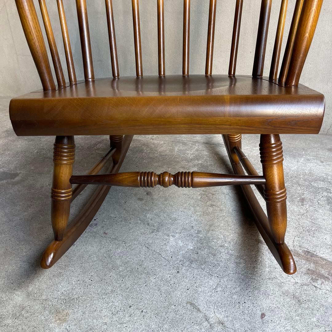 極美品　キツツキ ロッキングチェア 飛騨家具