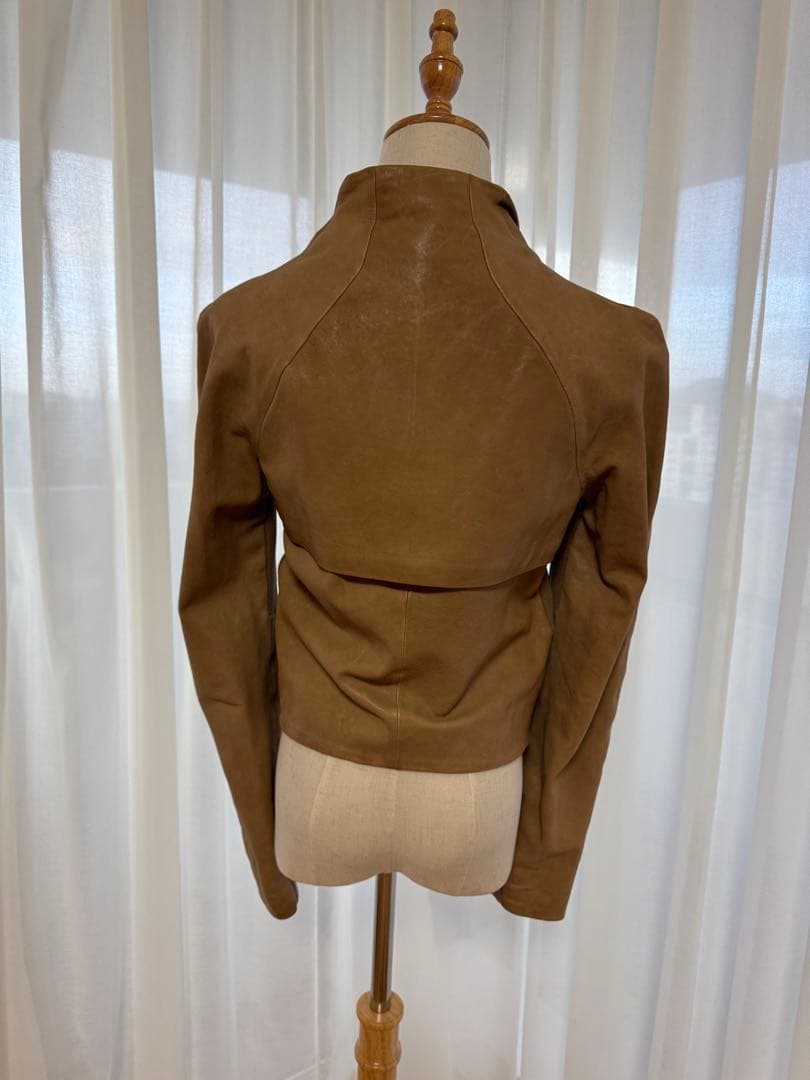 HELMUT LANG ベージュ レザージャケット P