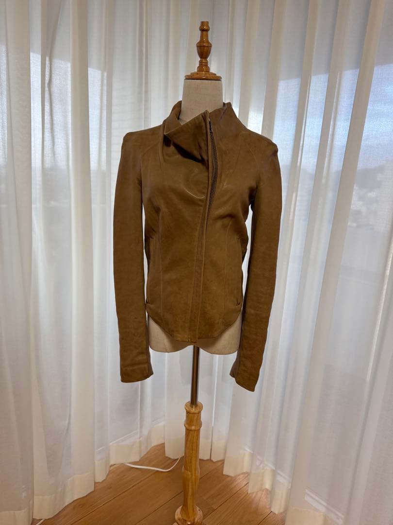 HELMUT LANG ベージュ レザージャケット P