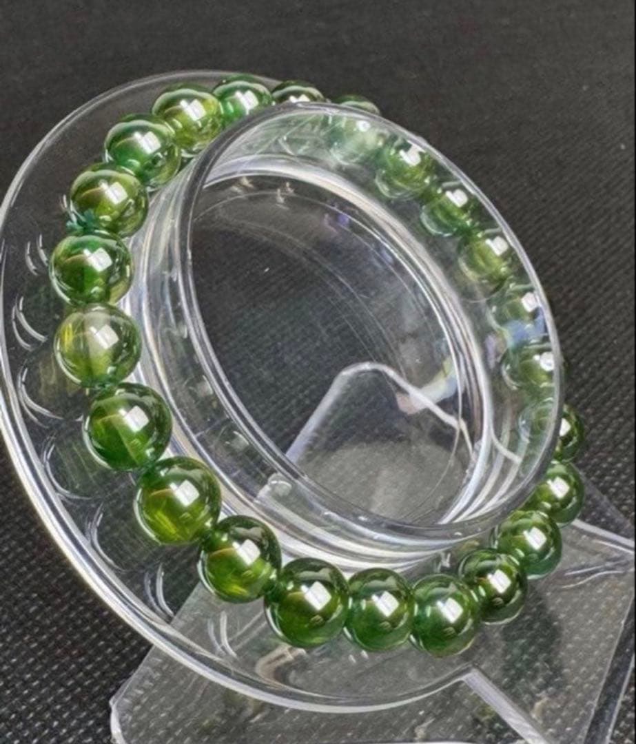 る*る様 【超高品質】クロムダイオプサイト ブレスレット