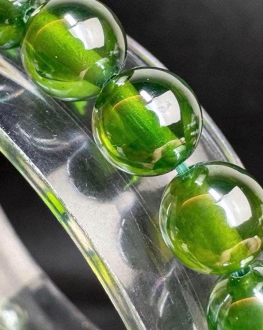 る*る様 【超高品質】クロムダイオプサイト ブレスレット