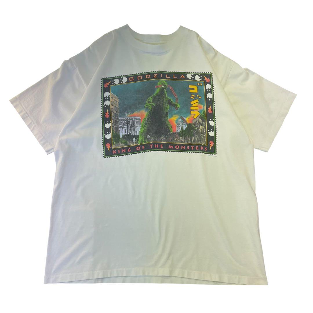 90's GODZILLA SF映画プリントTシャツ XL