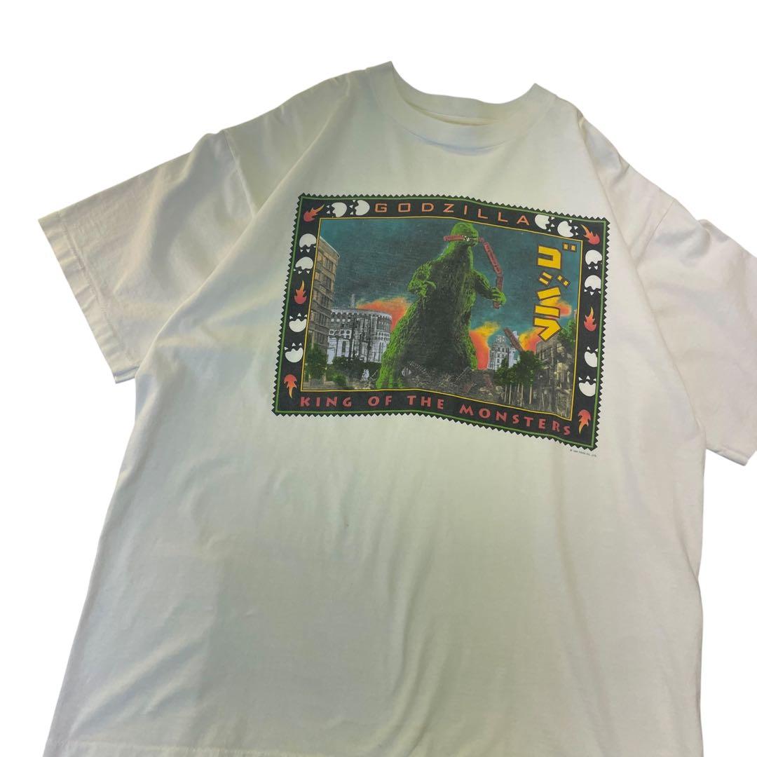 90's GODZILLA SF映画プリントTシャツ XL