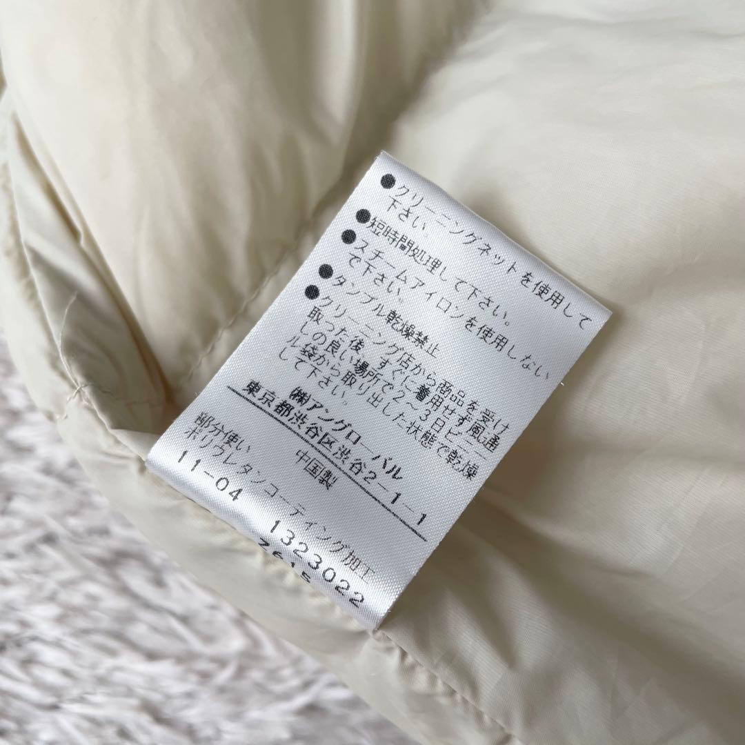 エムエイチエル 美品 MHL ダウンライナー ステンカラーコート L ベージュ