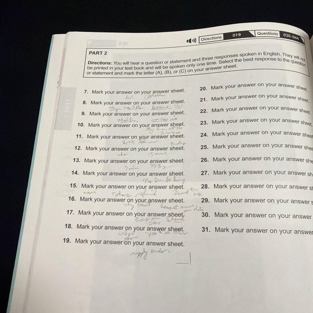 公式TOEIC L&R問題集 4~11 合計７冊セット