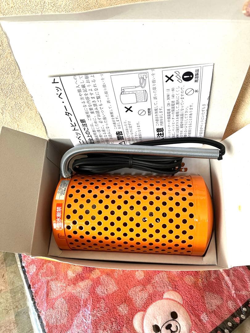 アサヒ　ペットヒーター　100W 新品、未使用