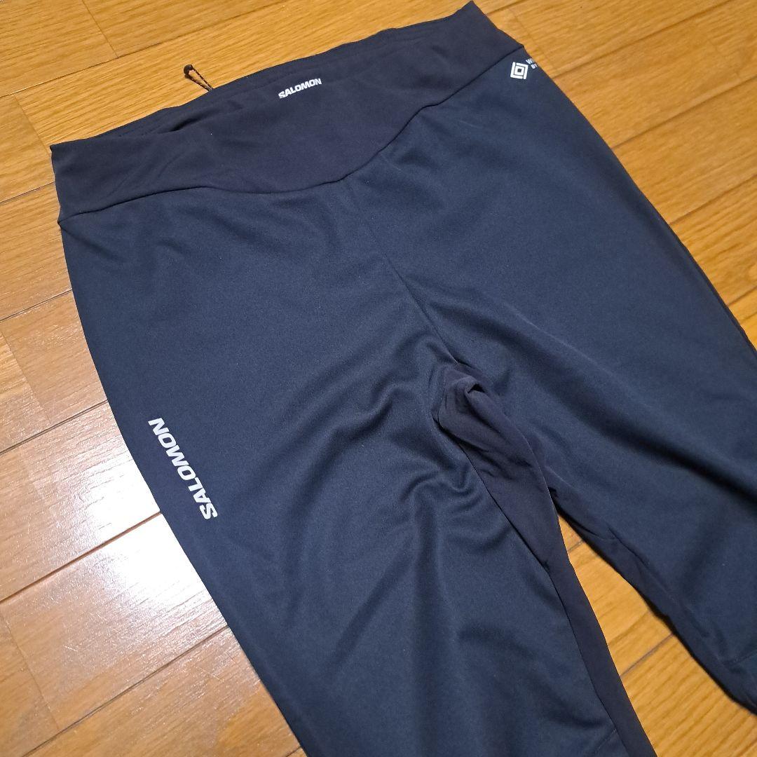 【美品】サロモンGORE-TEX WINDSTOPPER ランニングタイツ