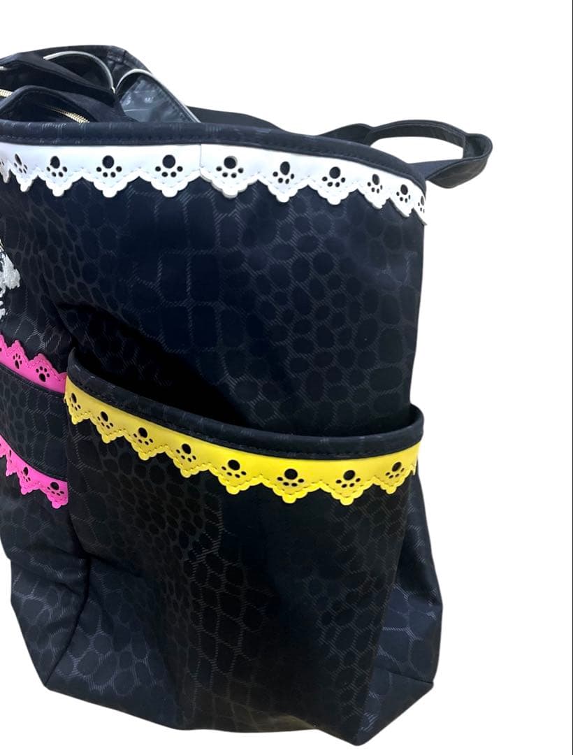 新品未使用☆エムユースポーツ ボストンバッグ ゴルフバック 黒 アニマル柄