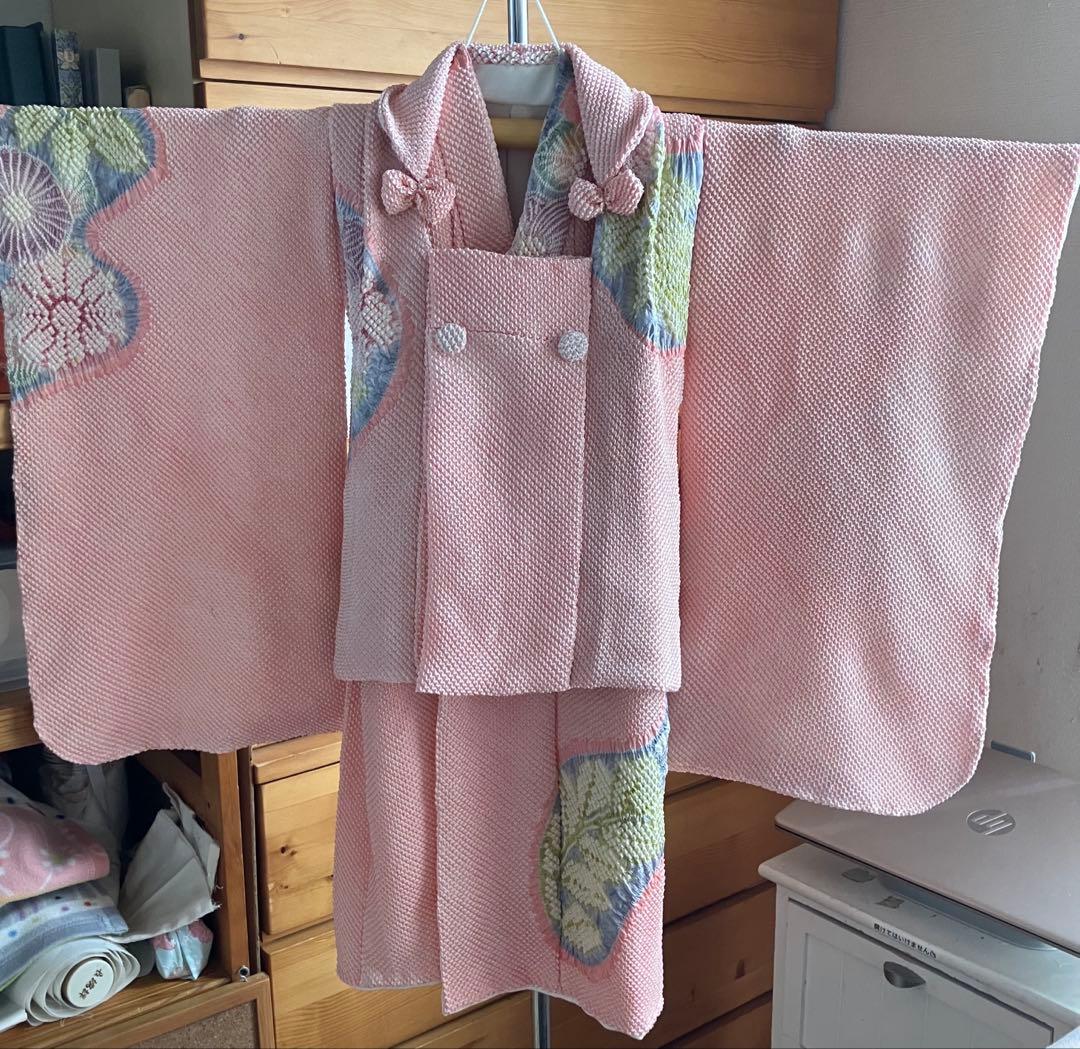 藤娘きぬたや　七五三　3歳　被布　三っ身祝い着