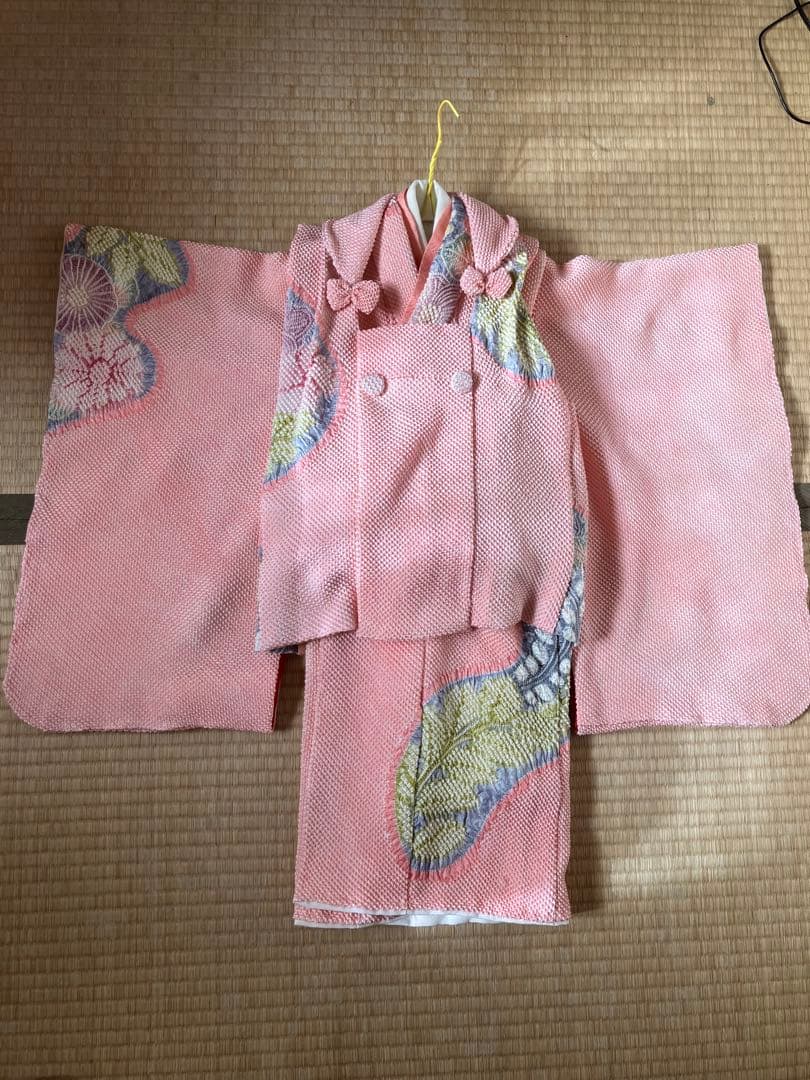 藤娘きぬたや　七五三　3歳　被布　三っ身祝い着