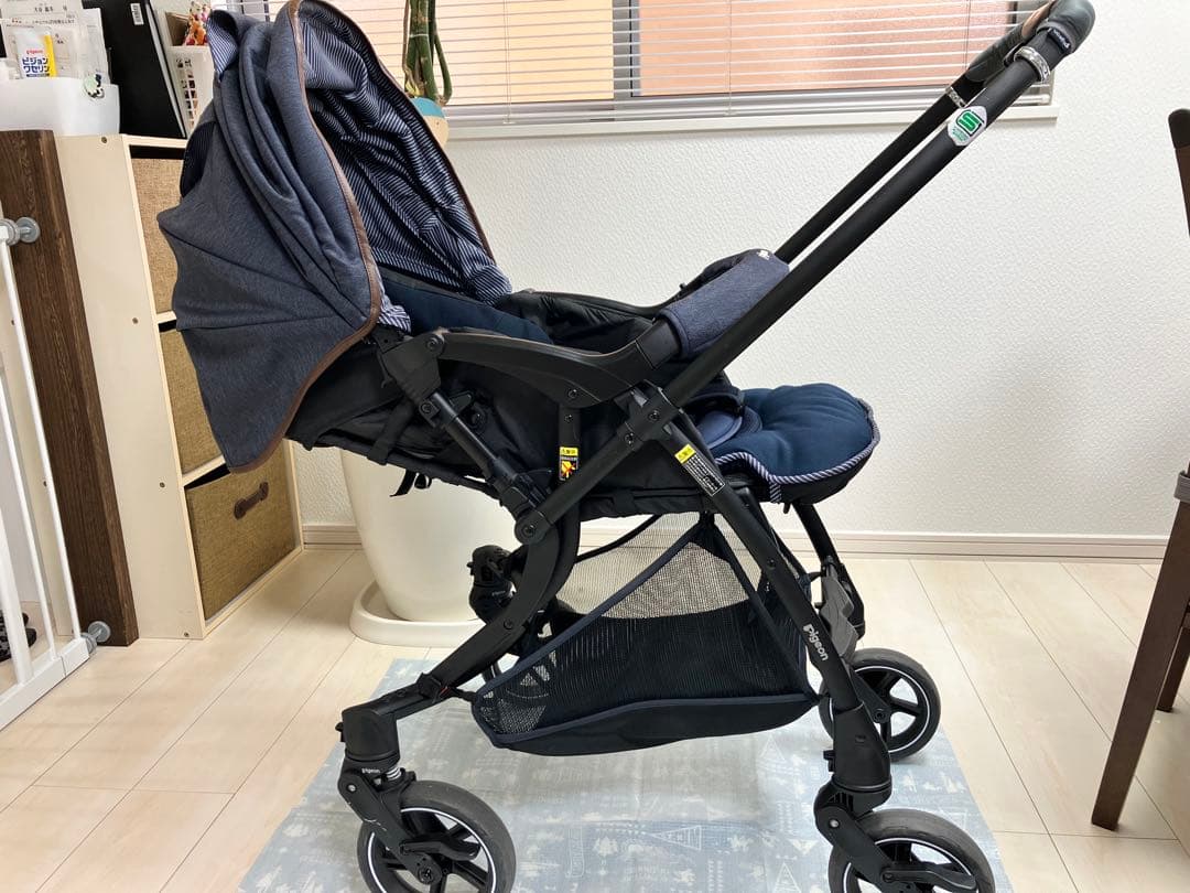 pigeon BASIS ベビーカー デニム
