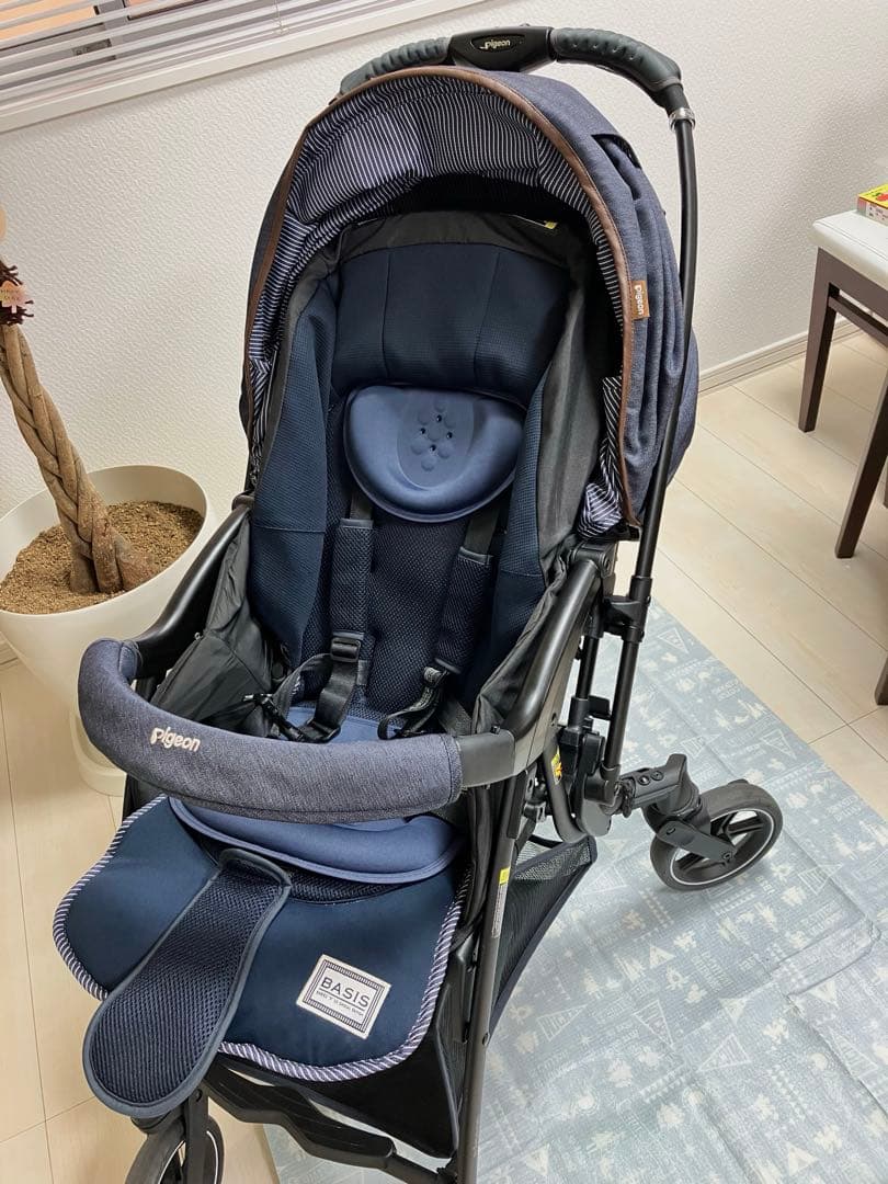 pigeon BASIS ベビーカー デニム