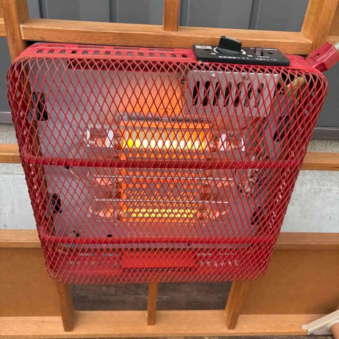 A4 昭和レトロ ナショナル 赤外線こたつ たんらん リバーシブル天板 正方形