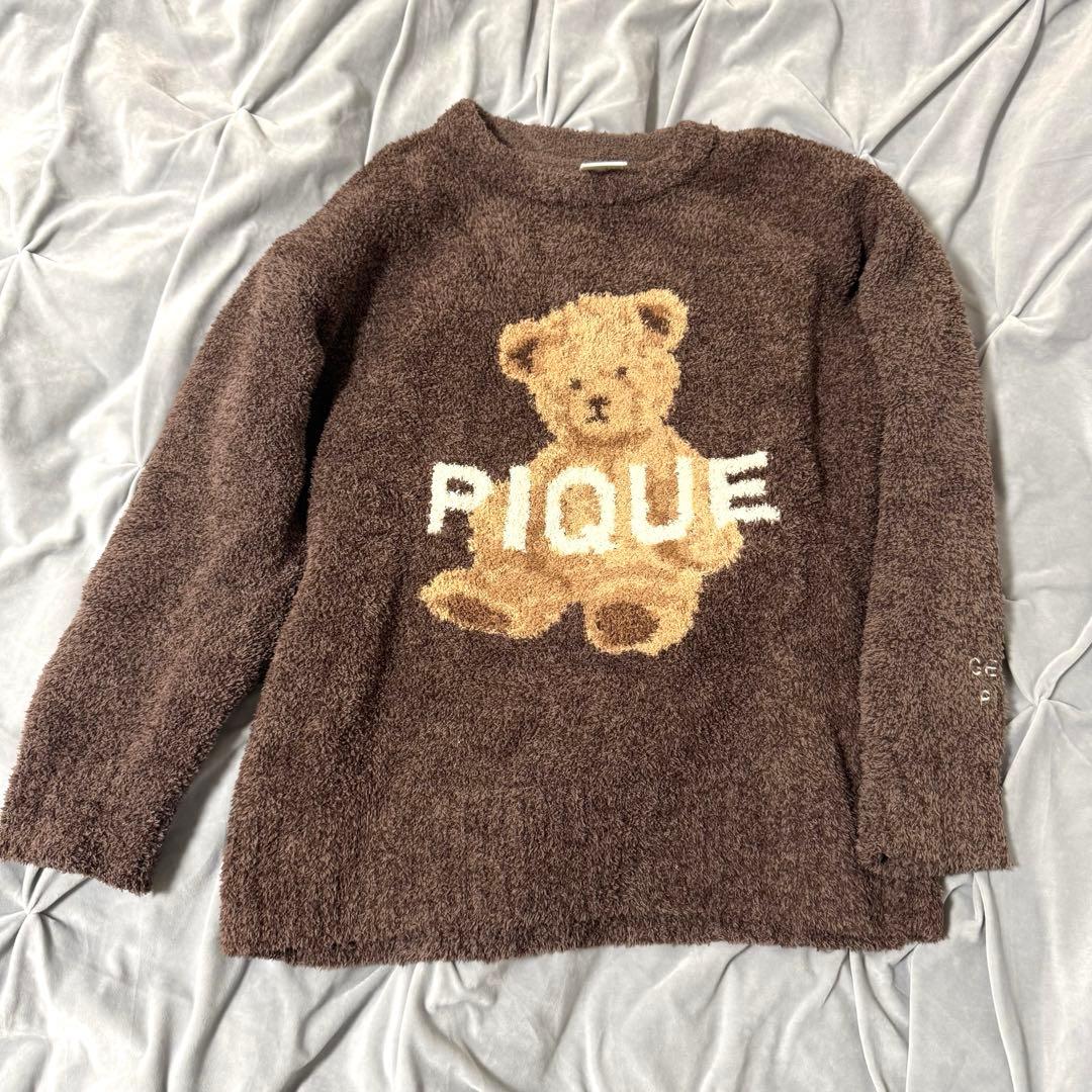 【美品】gelato pique ルームウェア パウダーメランジベア