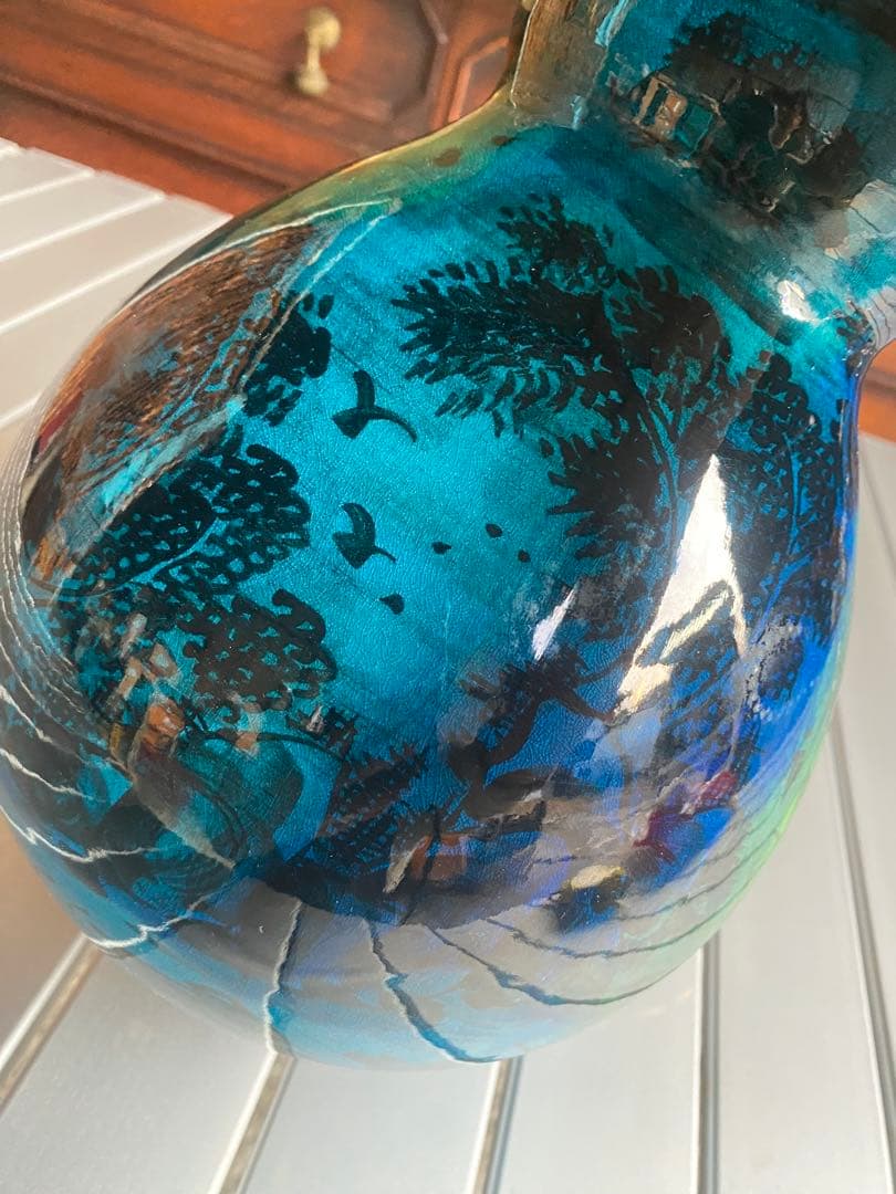 京焼　清水焼　壺　置物　骨董　アンティーク　花瓶