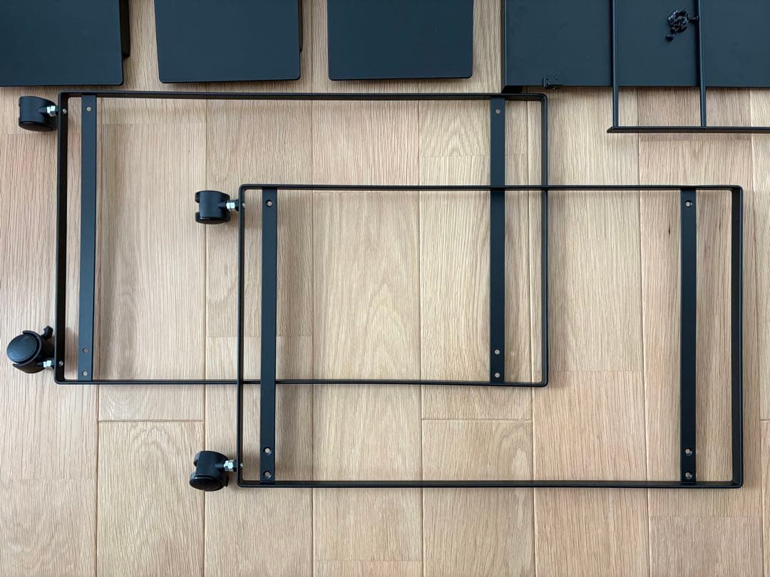 tower タワー　蓋付き目隠し分別ダストワゴン 3分別