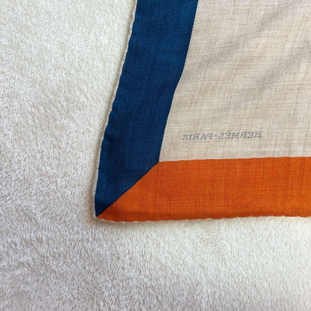 HERMES エルメス カレ140 GEANT ENCADRE カレジェアン