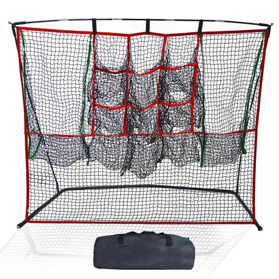 軟式/硬式ボール対応　屋外/室内用　設置簡単　キャリーバッグ付き