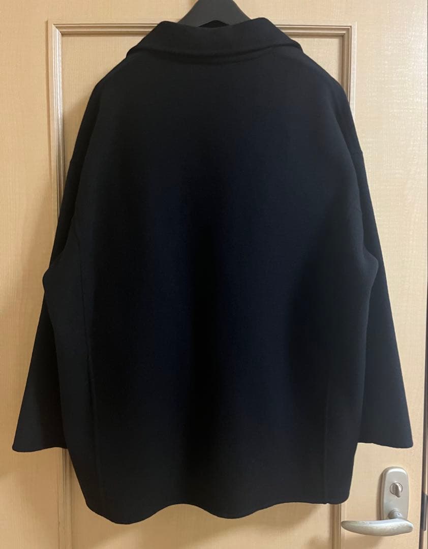 美品！　ビューティー&ユース　リバーテーラード　ミドルコート　XS ブラック