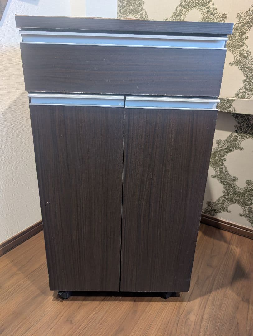 【送料無料】ニトリ ゴミ箱 分別ペールカウンター ダークブラウン