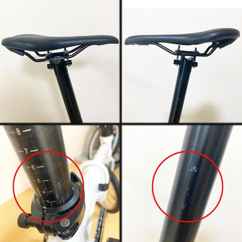 【送料無料・美品】ルノー プラチナライト6 軽量 コンパクト 折りたたみ自転車