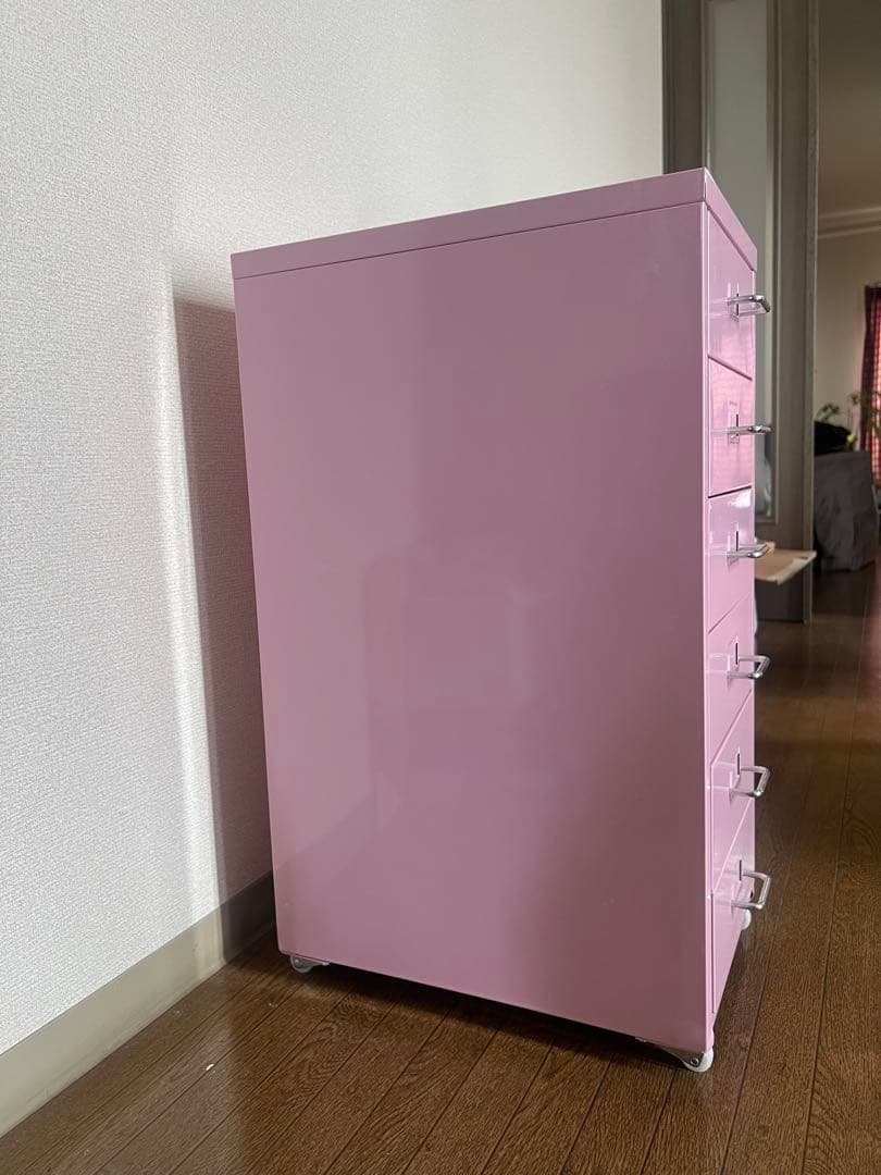 IKEA HELMER ヘルメル 6段チェスト ピンク｜廃盤レアカラー