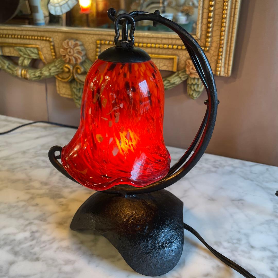 沖縄・琉球ガラスランプ