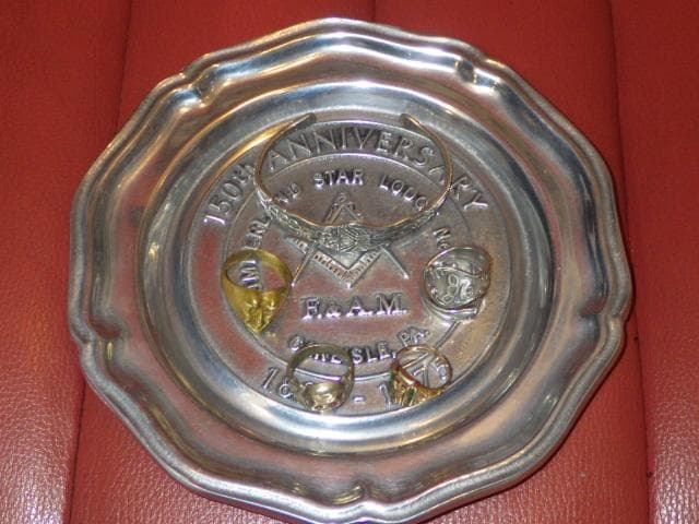 70'S★フリーメイソン★トレイ★灰皿★カルトン★小物入れ★鍵置き★ビンテージ