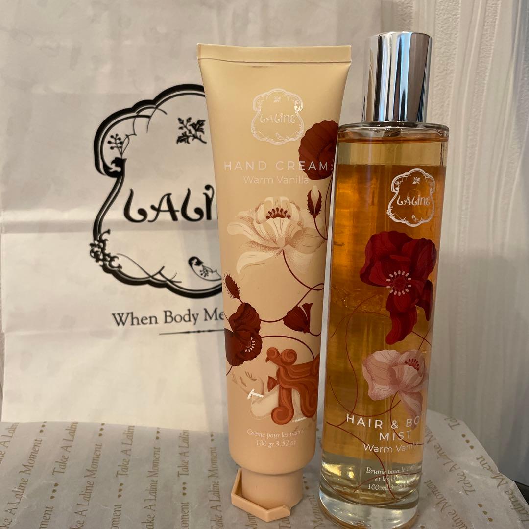 LALINE ラリン　ハンドクリーム & ヘア＆ボディミスト セット　新品未使用