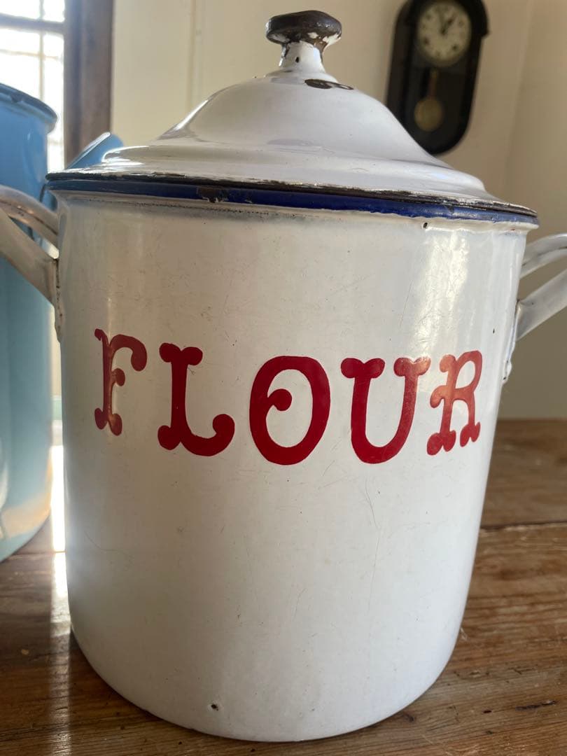 激レア　アンティークホーロー　3色