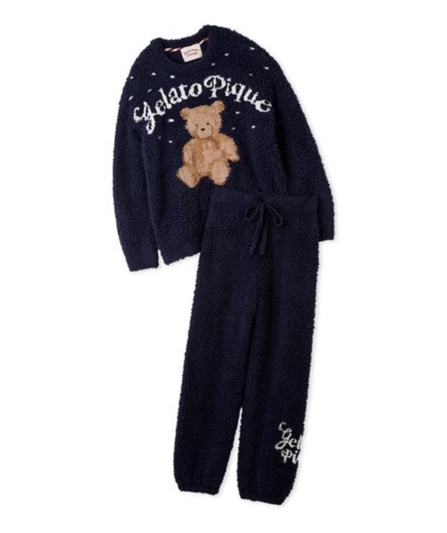 ジェラートピケHOLIDAYジェラートスノーベアプルオーバーロングパンツ3回着用