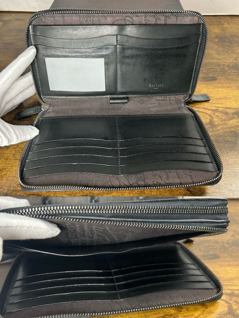約50万円　美品　オルガ期　Berluti ティネオⅡ オーガナイザー長財布