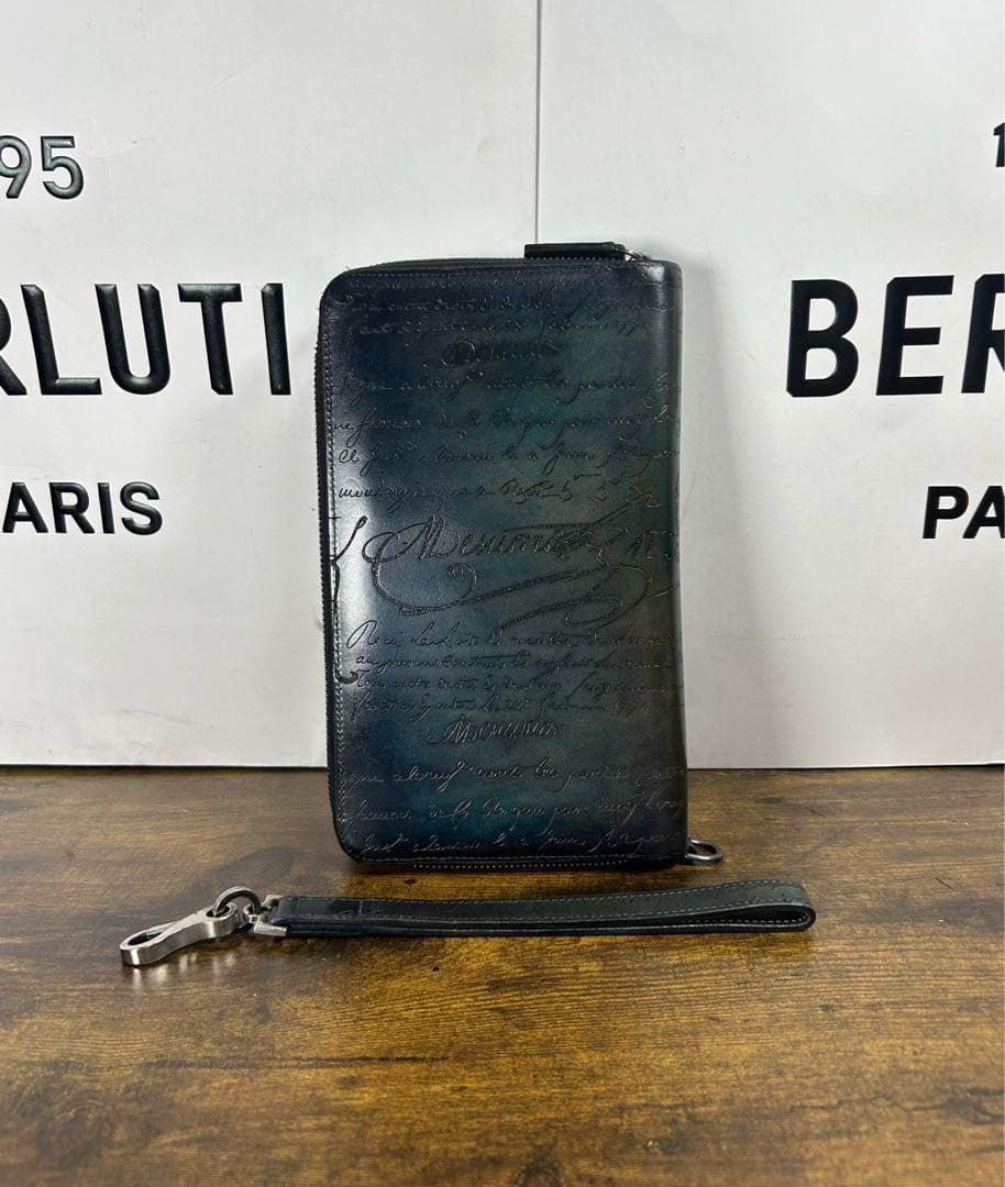 約50万円　美品　オルガ期　Berluti ティネオⅡ オーガナイザー長財布