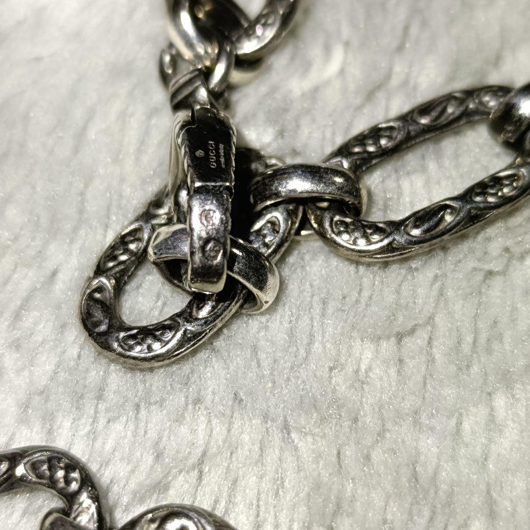 【希少】GUCCI ダブルロッキングG BIGネックレス90cm グッチ