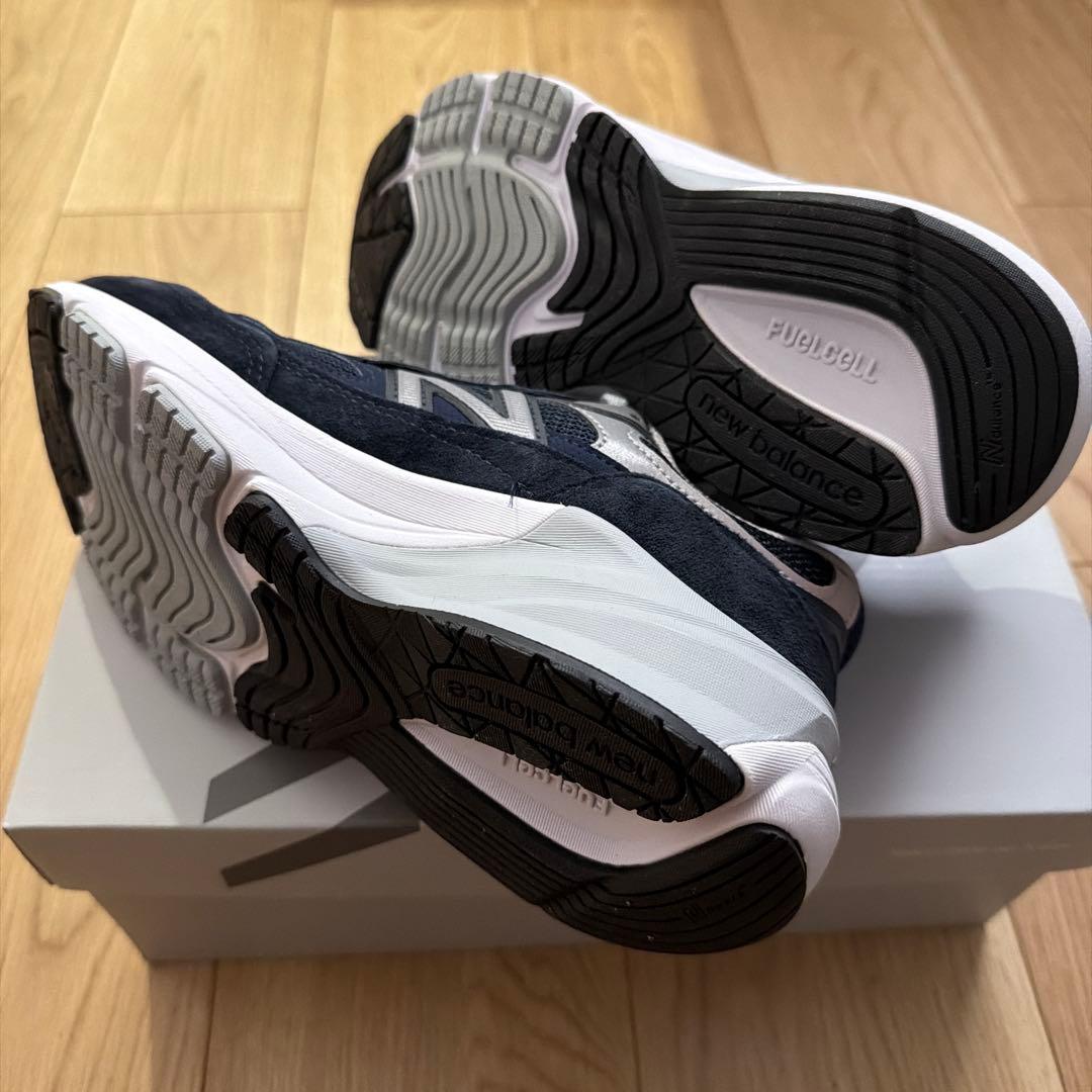 New Balance 990 V6 ネイビー 24cm 箱付き 国内正規店
