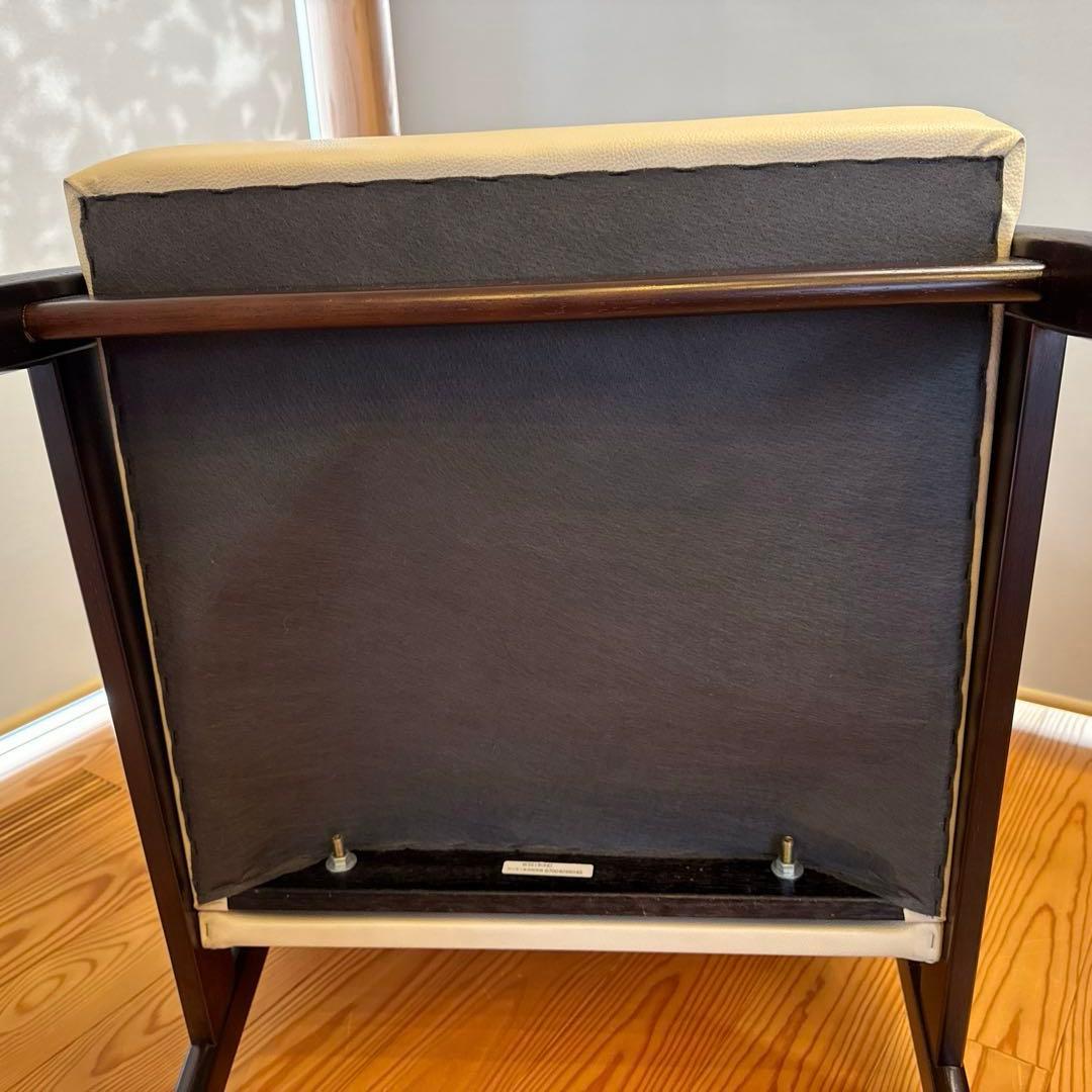 カリモク60 Kチェア1シーター ホワイト