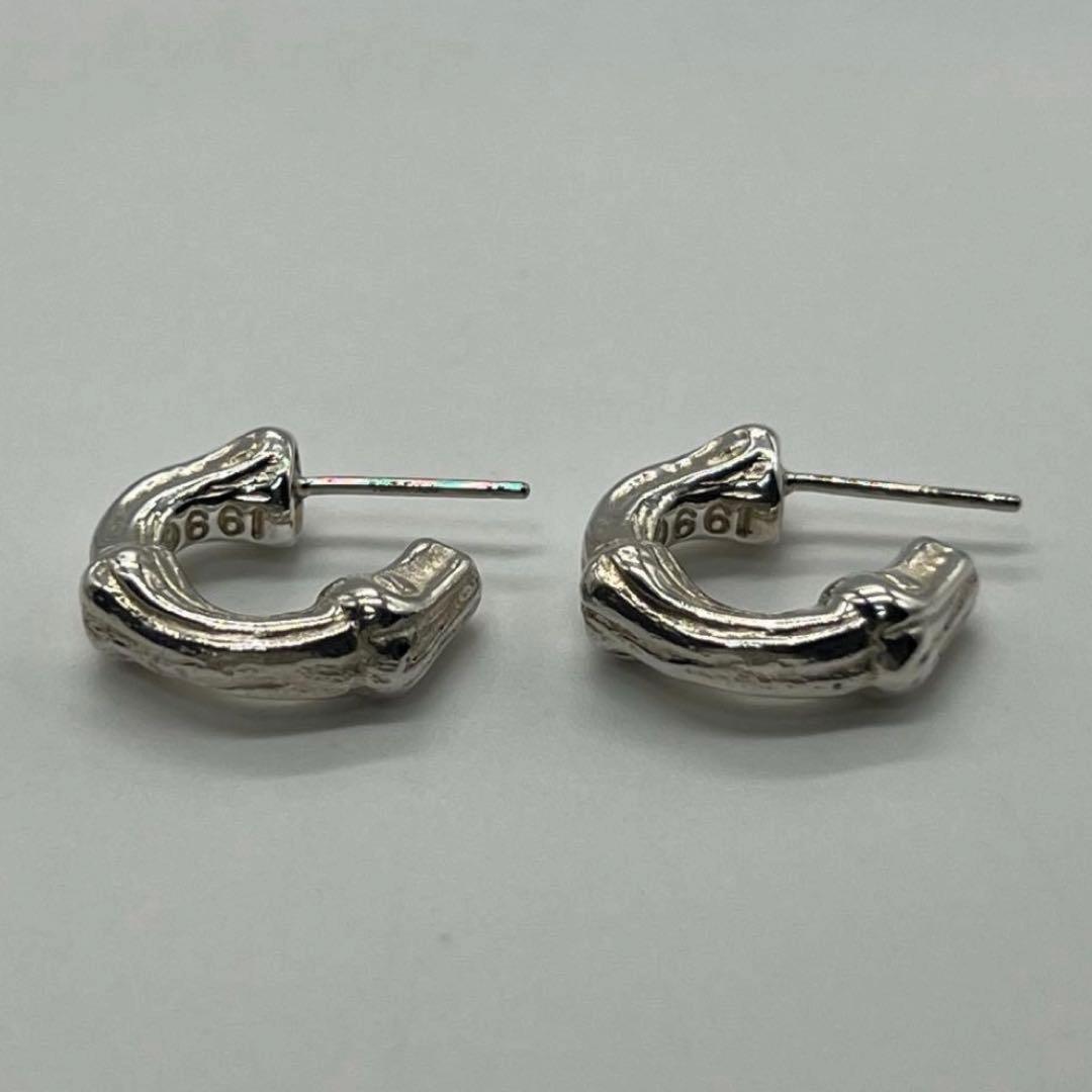 ティファニー バンブーフープ ピアス スモールサイズ SV925