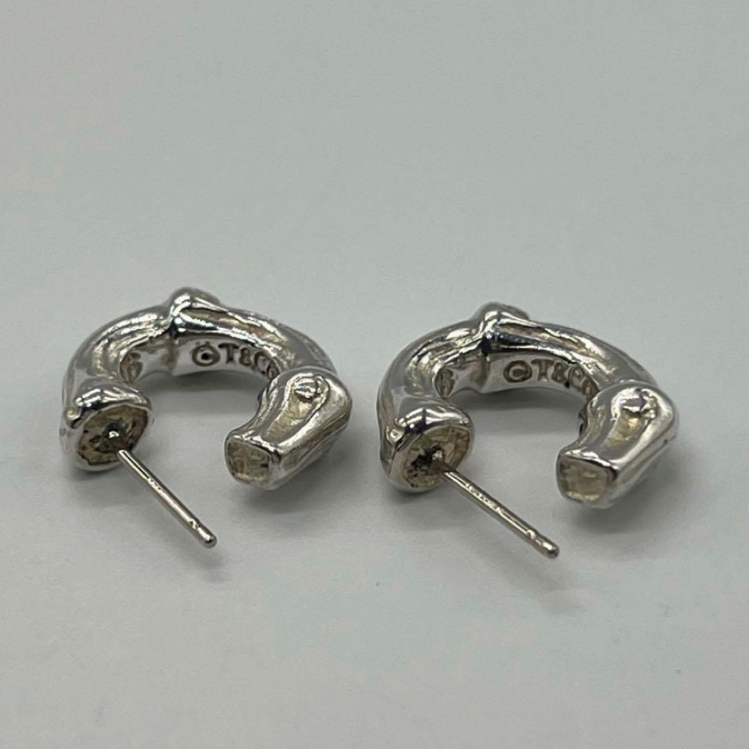 ティファニー バンブーフープ ピアス スモールサイズ SV925