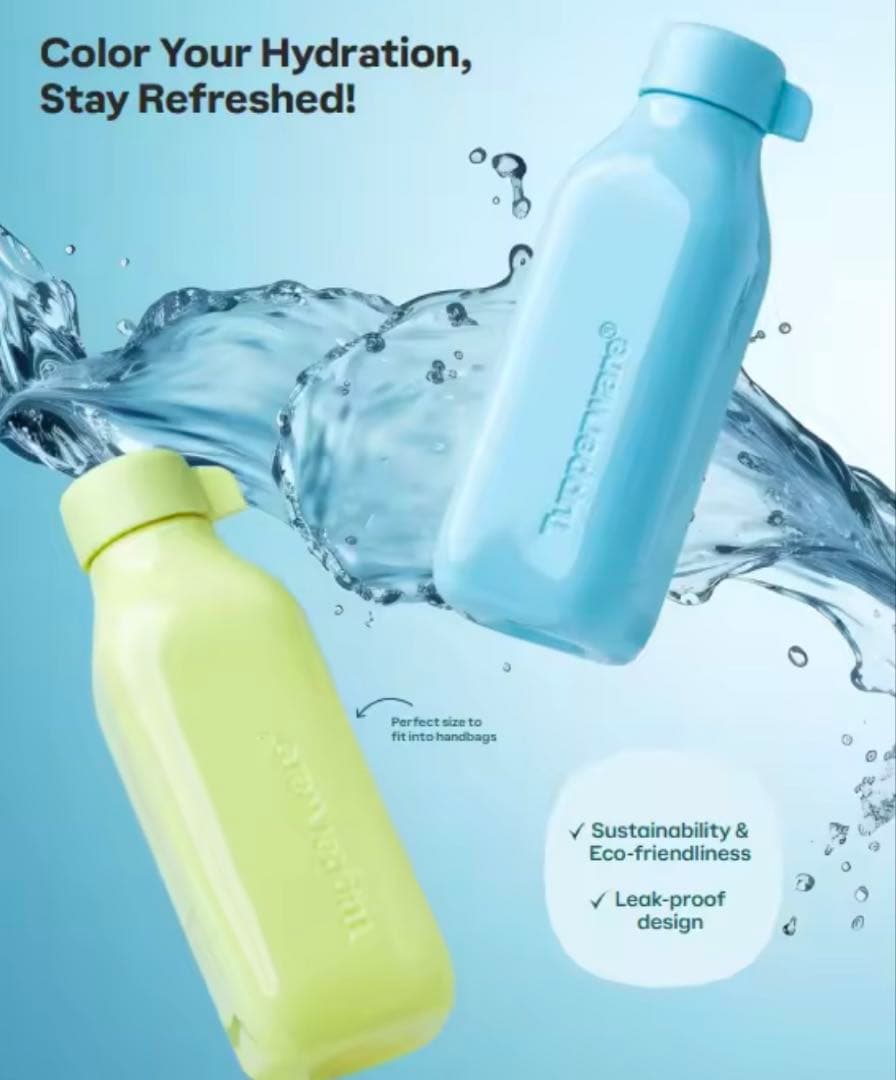 Tupperware エコボトル500ml 4本セット　未使用