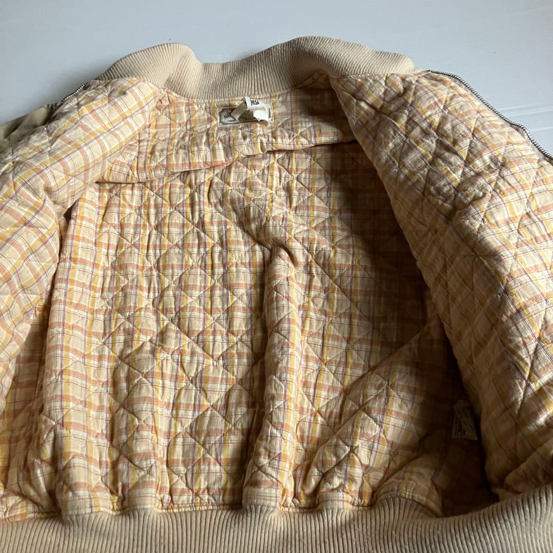 日本製PINK HOUSEフルデコワッペンma-1フライトジャケットL裏チェック