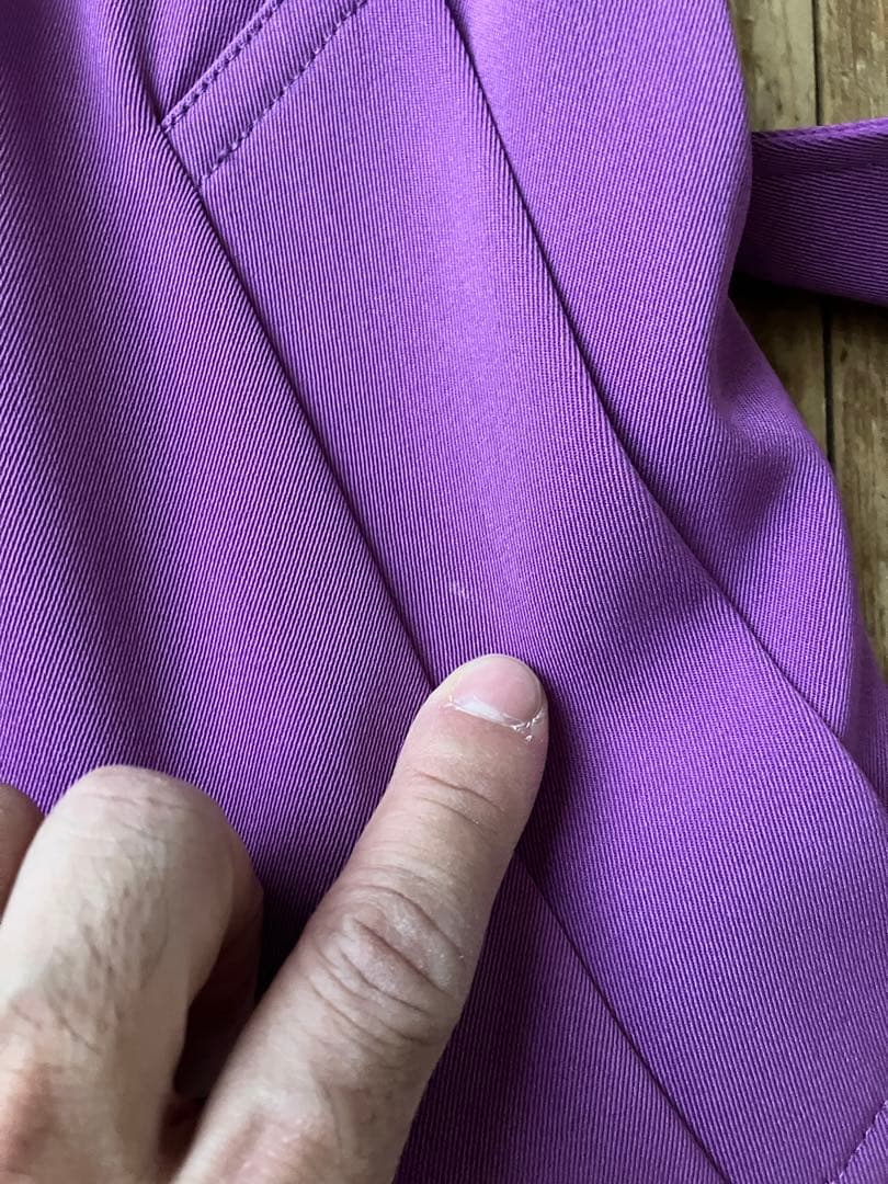 VIVIENNE TAM ヴィヴィアンタム トレンチコート 紫 龍刺繍 38